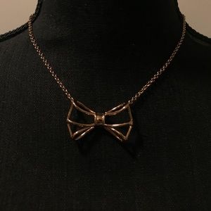 Ted Baker Gianni Geometric Bow Pendant / Necklace